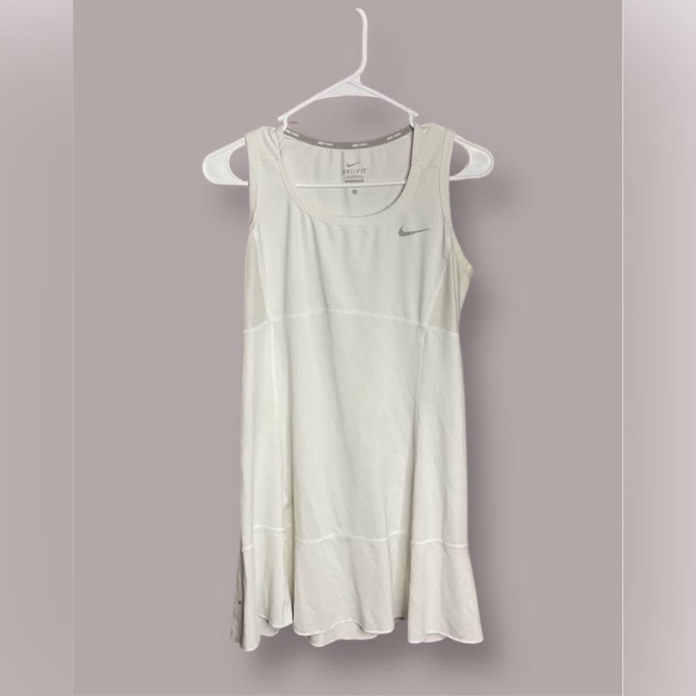 Nike Dri-FIT White Tennis Top